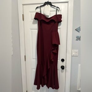 Formal Burgundy dress